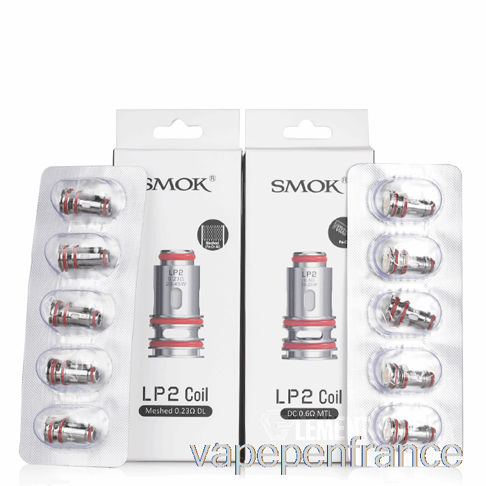 Bobines De Remplacement Smok Lp2 0,6ohm Lp2 Dc Bobines Mtl Stylo Vape